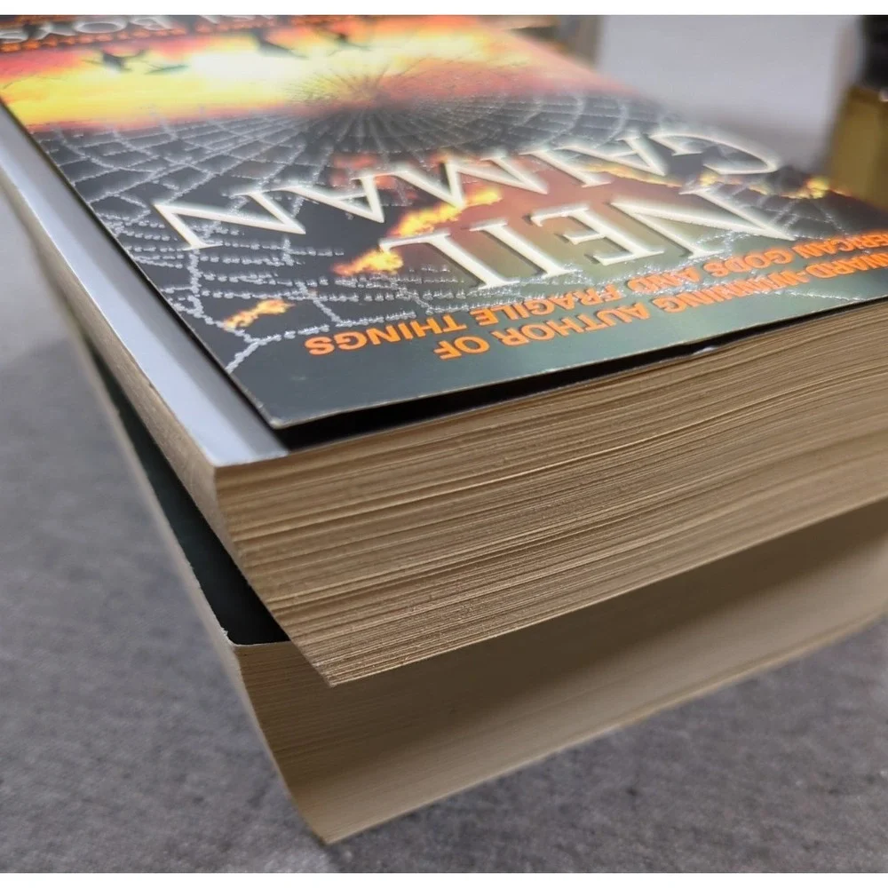 Neil Gaiman Lot of 2 American Gods &‎ Anansi Boys Vintage Paperbacks